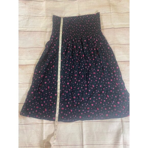 The Nines By Hatch Smoked Maternity Black Floral Skirt - Medium - Picture 4 of 11